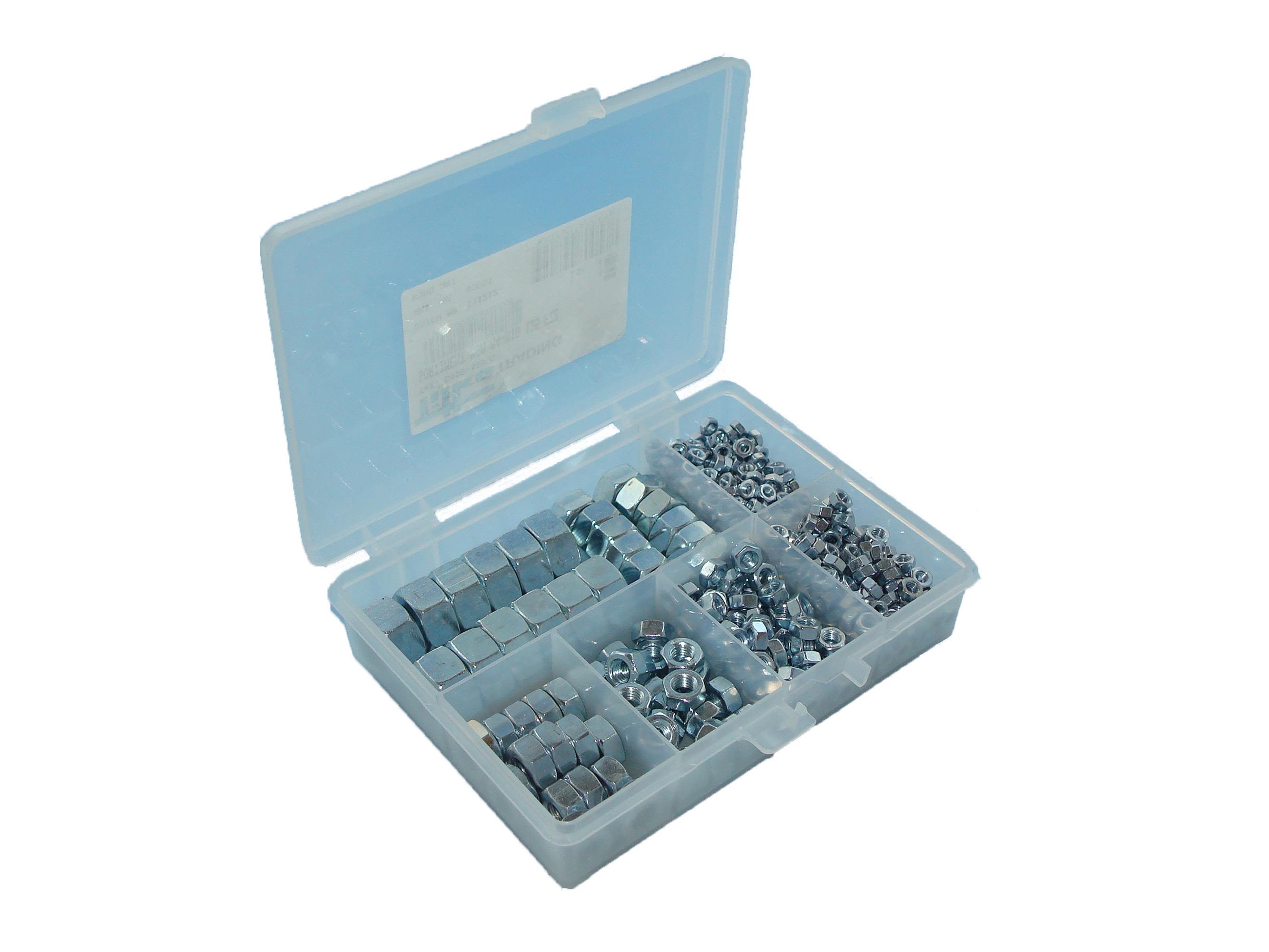Tilka 80057 Muttersortiment M4-M16 FZB, DIN934, INNEHÅLL 500 ST