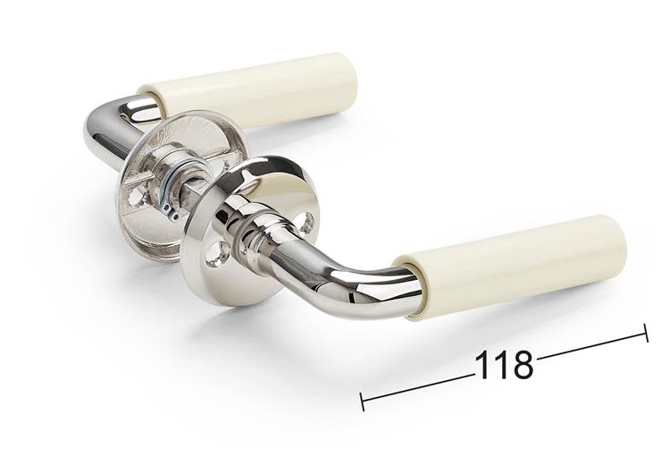 Habo A2120 Dörrhandtag 38-42 mm, 58 mm utsprång, par