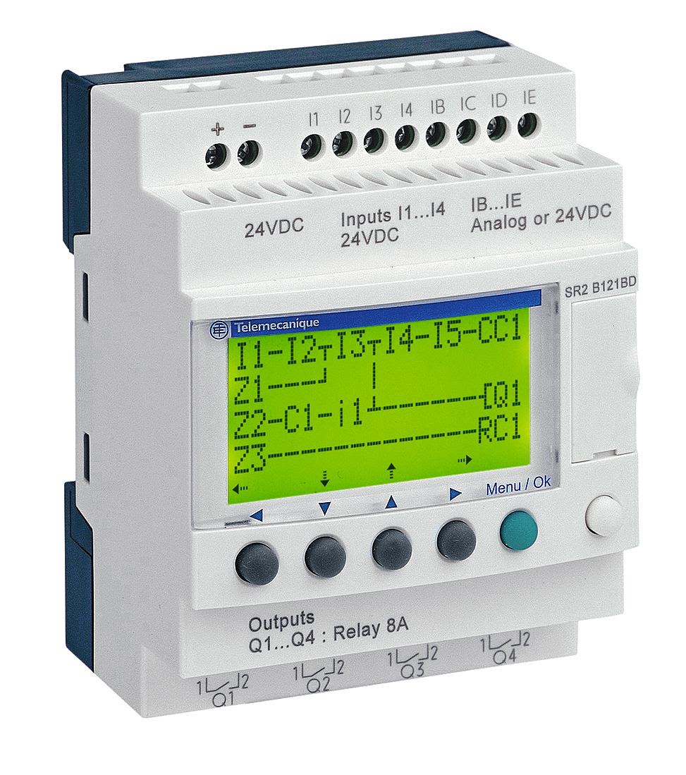Schneider Electric SR2A201BD Logikmodul analog/digital 2 analog in, 12 digital in, 8 digital ut