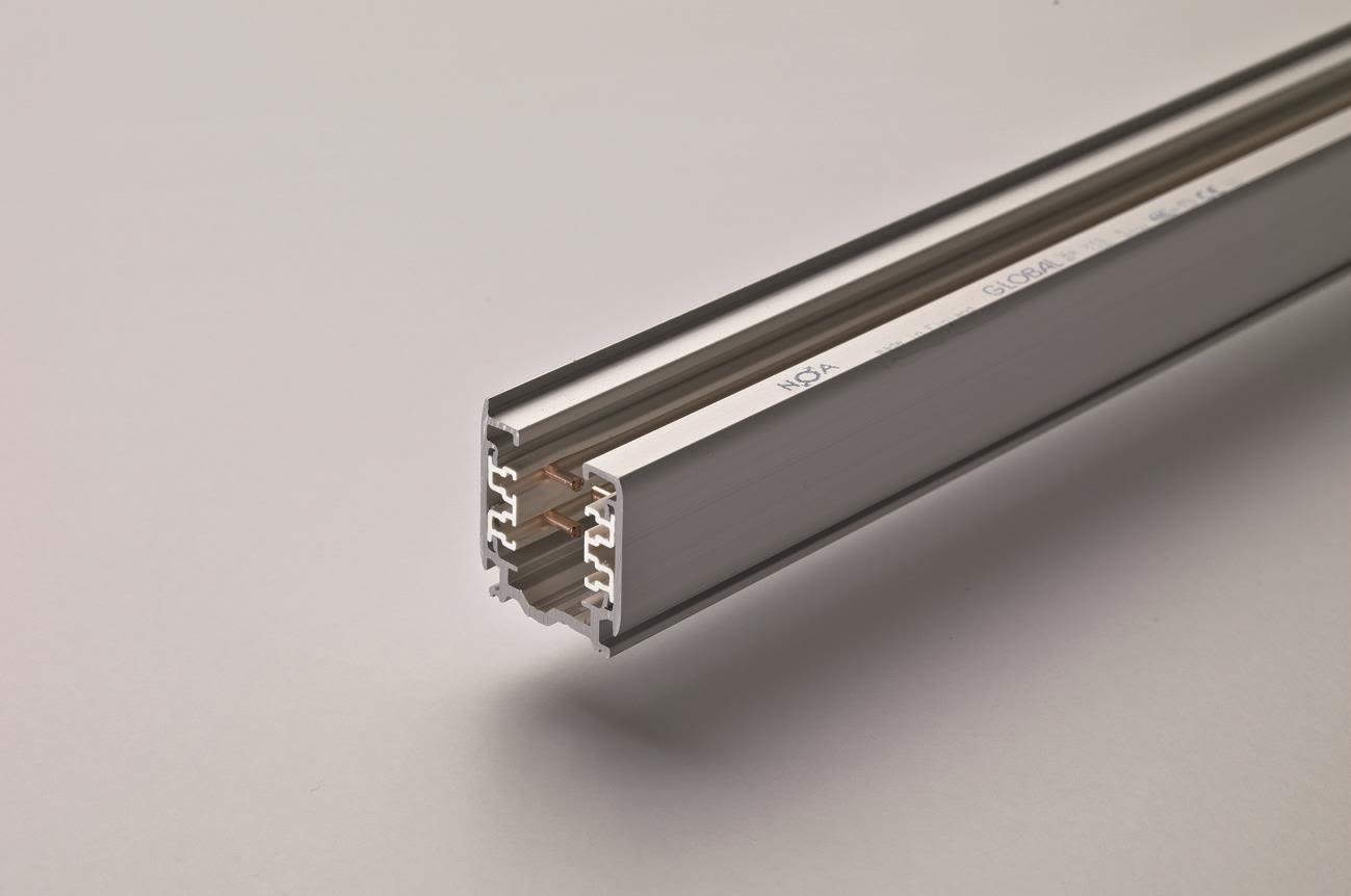 GLOBAL Trac XTS4100-1 Skinne 1 m, 3-fase Aluminium