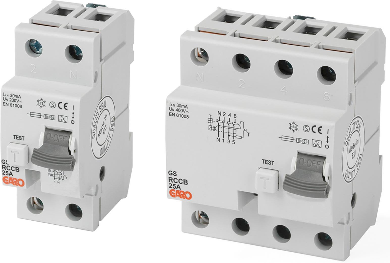 Garo RCCB GS 80A 300MA 4P Jordfelsbrytare 4-polig, 300mA 80A