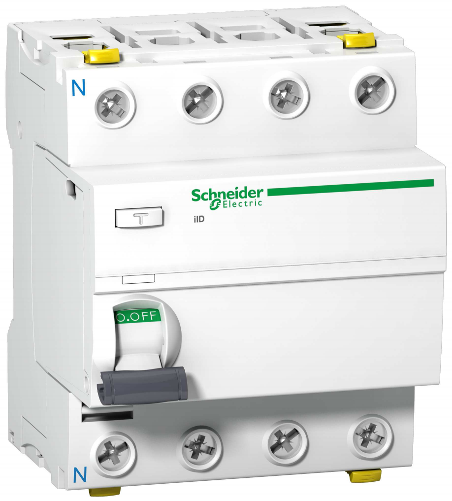 Schneider Electric Acti 9 iID Jordfelsbrytare A, 4-polig 63A, 300mA (S)