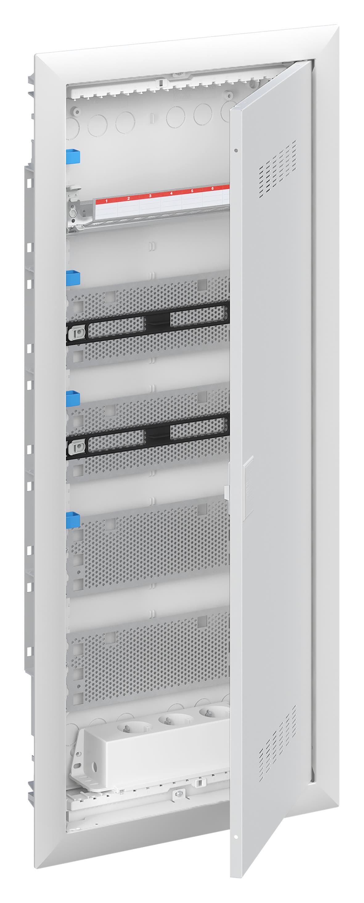 ABB UK600 2CPX031386R9999 Normcentral infälld, patch, ventilerad dörr 5-radig
