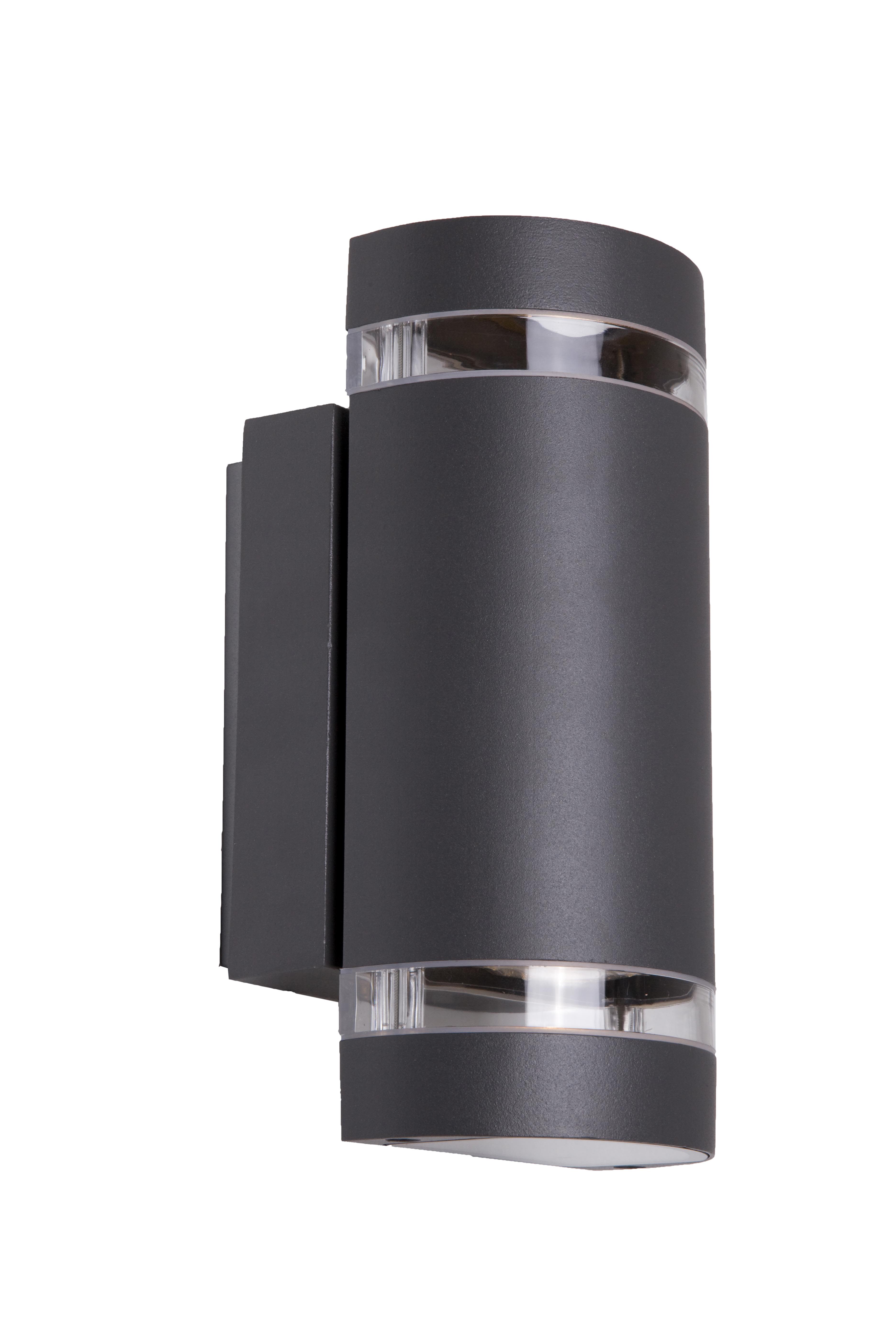 Easyform Focus Veggarmatur 2x4W LED, dimmbar Antrasitt