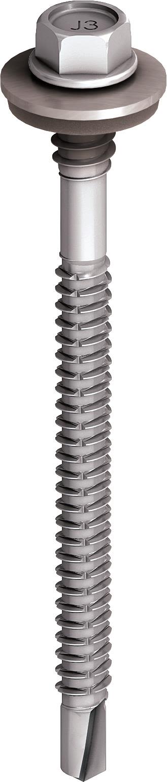 Ejot 312245/E19E Sandwichelementskruv rostfri, för stålprofiler, JT3-D 12H5,5/6,3 x 245 mm, 50-pack