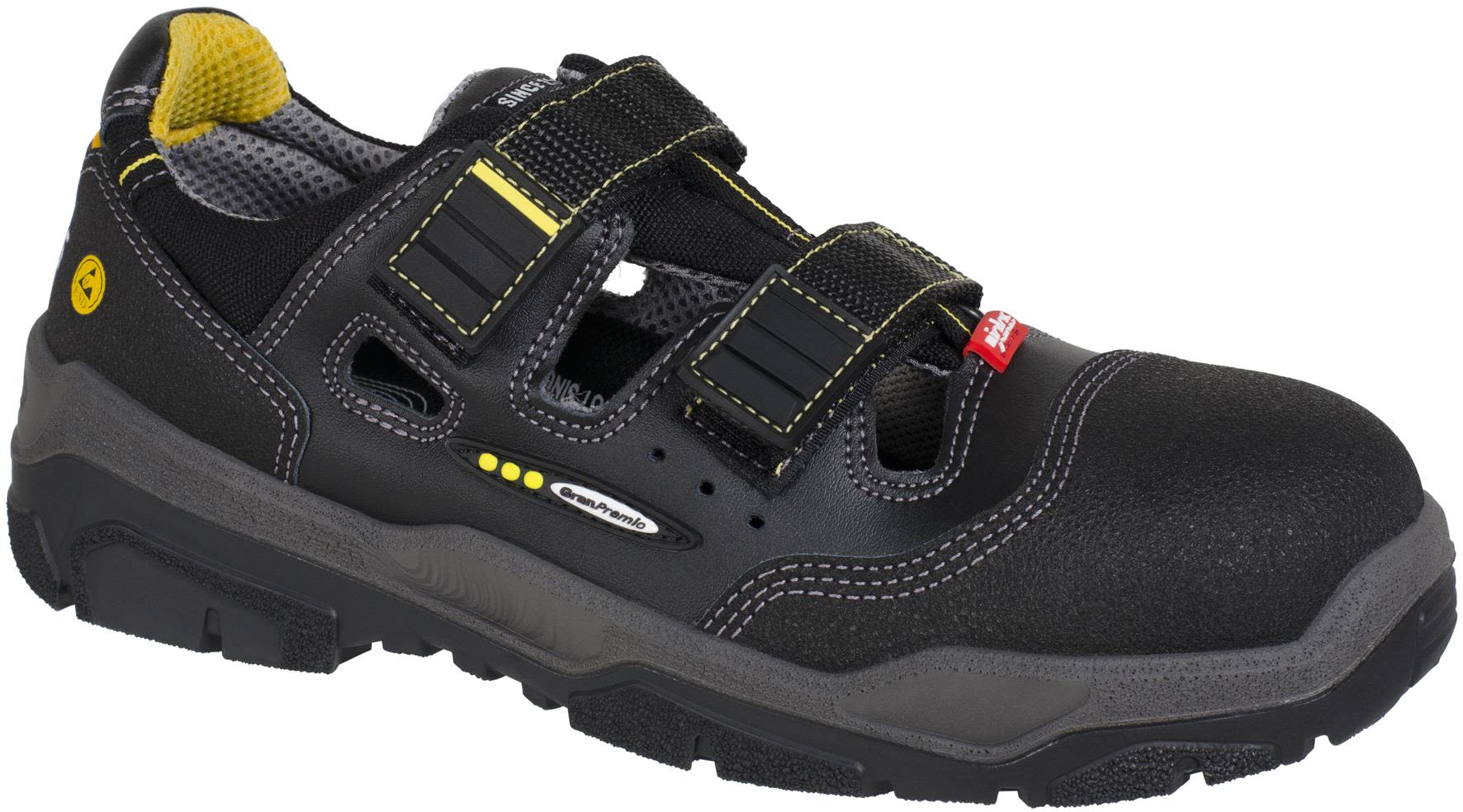 Jalas 1510 Antislip Turvakengät S1, musta, leveä 43