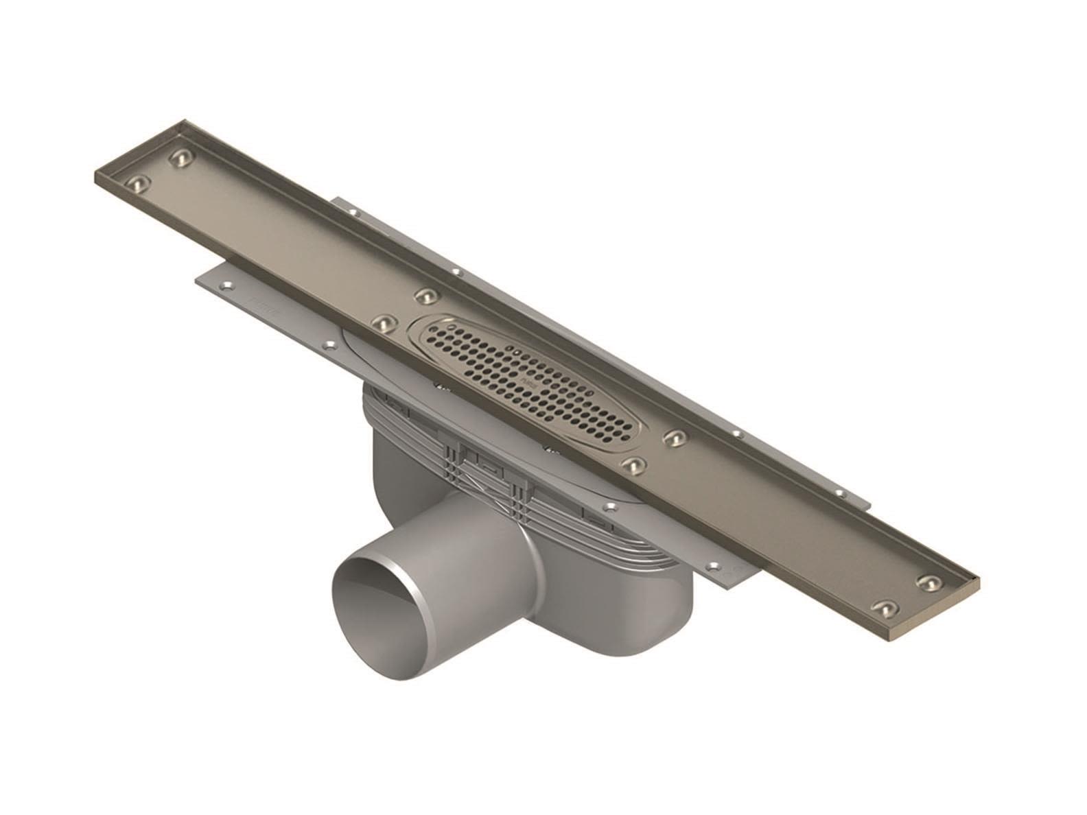 Purus Line 7114625 Golvbrunn sidoutlopp 75 x 800 mm