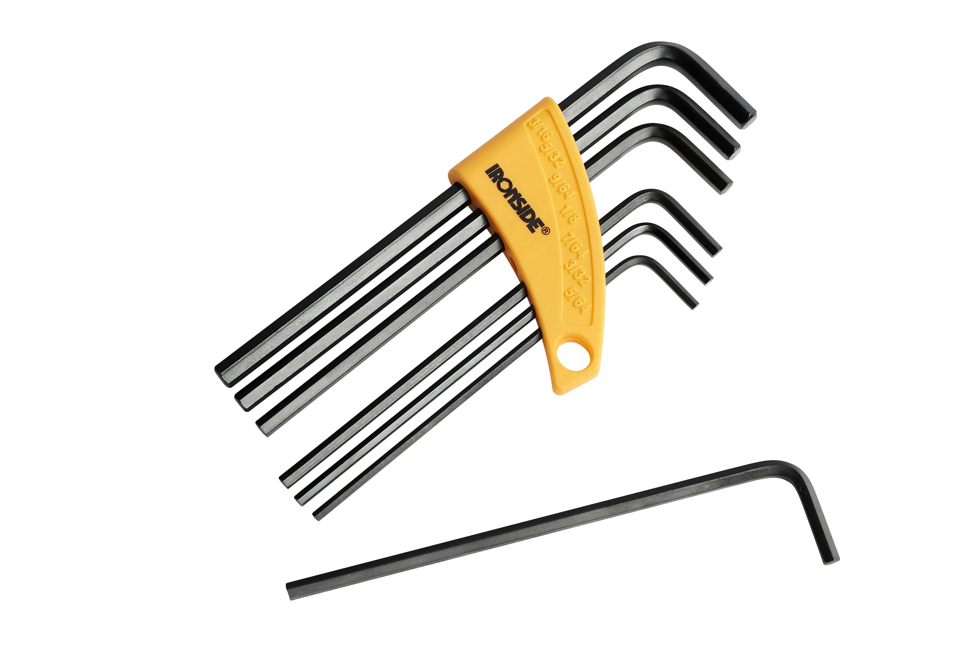 Ironside 114009 Vinkelnyckelsats 7 delar, insex, 5/64