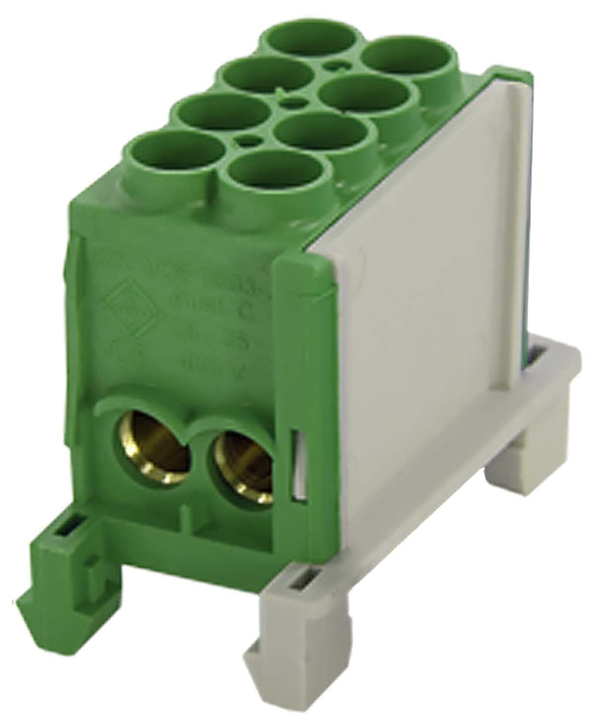 Eldon EKS125PE Kopplingsplint 1-polig, 80 A Grön (jord)