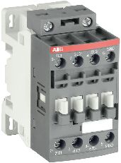 ABB AF16-30-10-11 Kontaktor 3 slutande, 16 A, 7,5 kW, 24-60 V 1 slutande hjälpkontakt