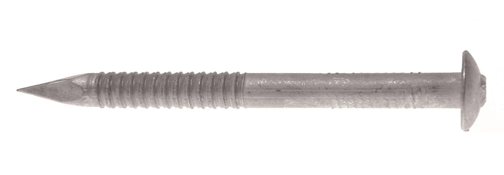 Gunnebo Z293618 Korrugalspiker 250-pakning, aluminium 75 x 4,5 mm, med tetningsskive