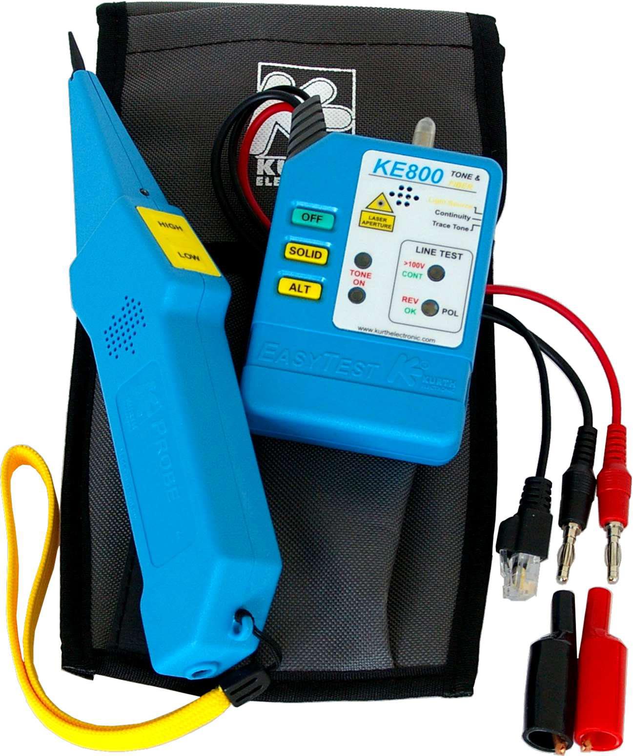 Kurth Electronic Easytest KE801 Kabelsökare för koppar och fiber