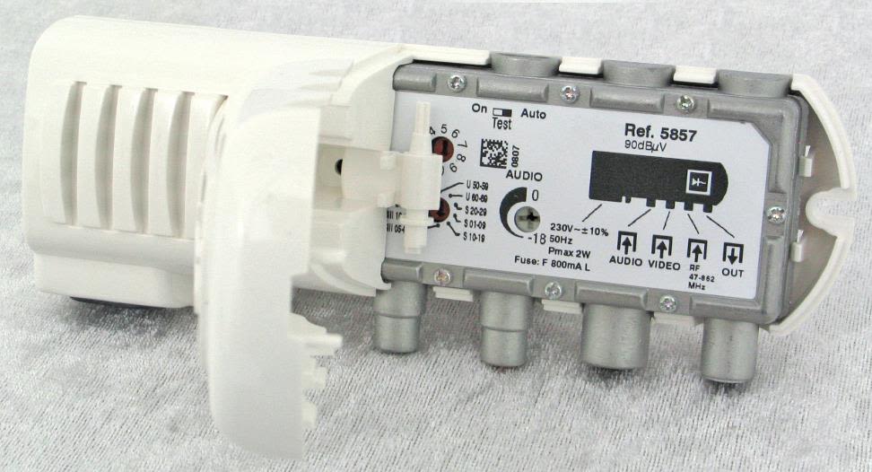 Televes 5858 Modulator 90 dB, IP20