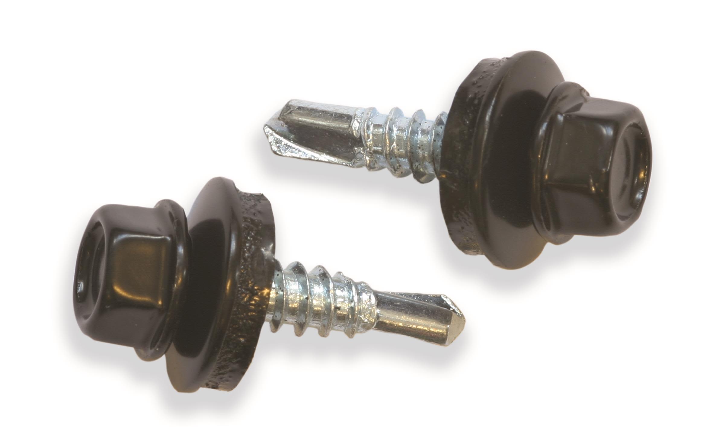 Ejot 860010 Byggskruv 4,8 mm SAPHIR FZB 4,8 x 20 mm/L, SVART 9011, 250-pack