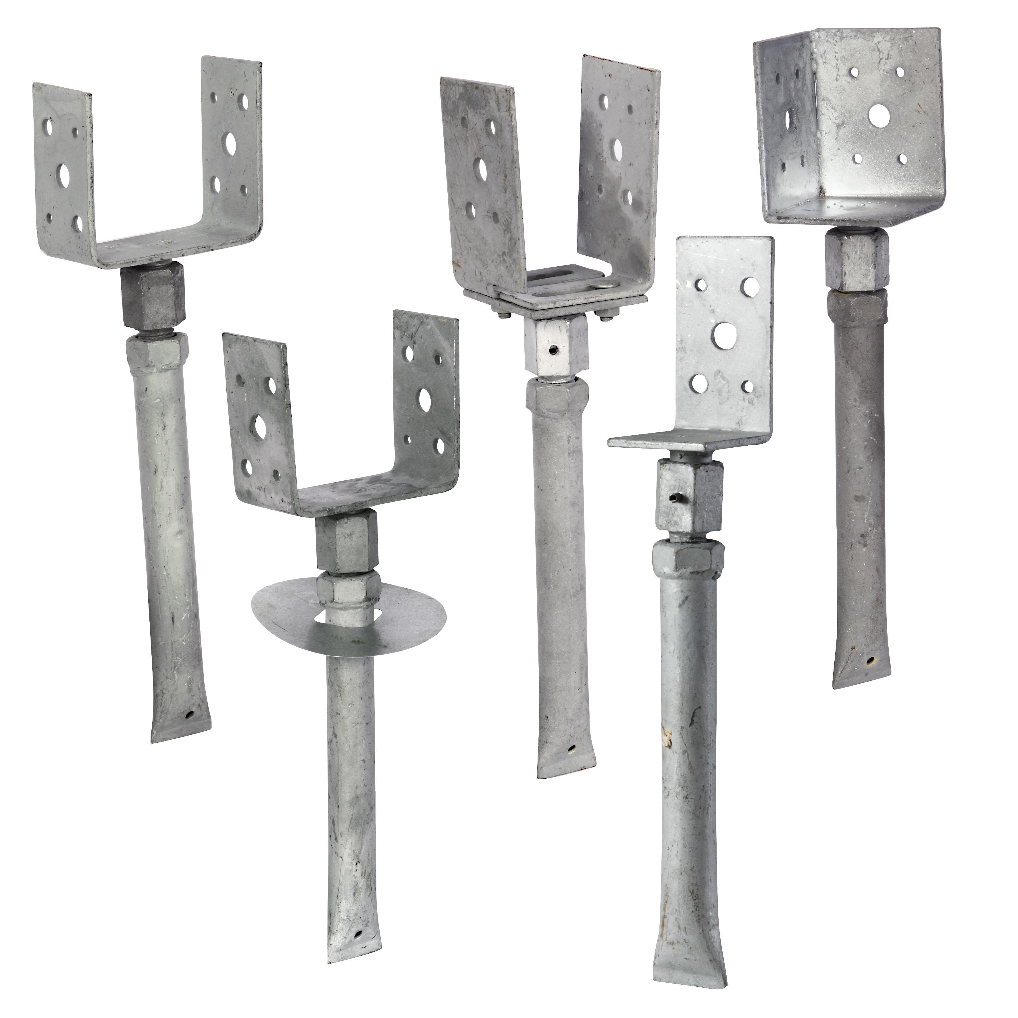 Joma 6100203 Stolphållare justerbar, 10-pack 100 mm U-gaffel