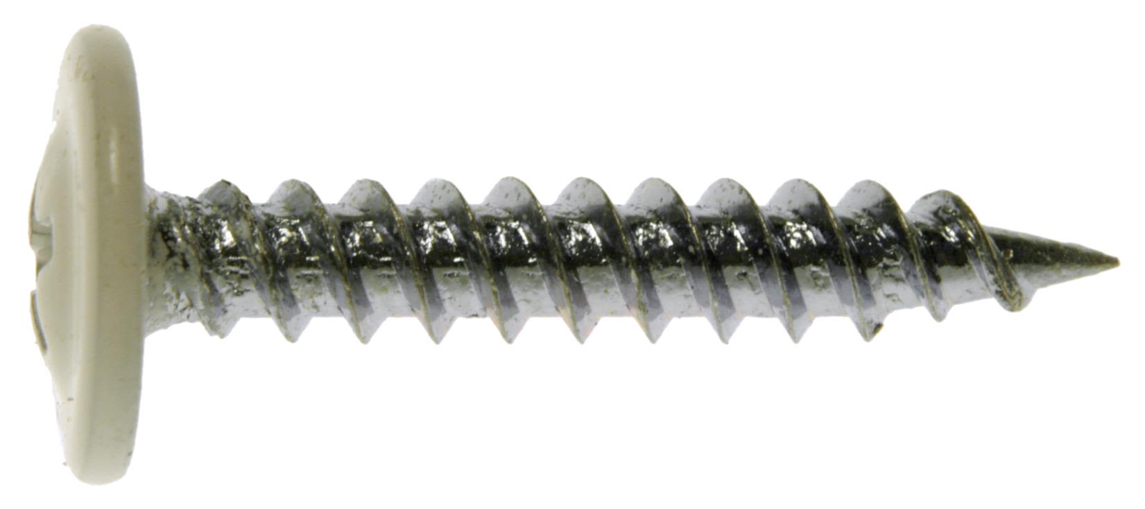 Grabber G32VITC Montageskruv Vit, 100-pack 4,2 x 25 mm