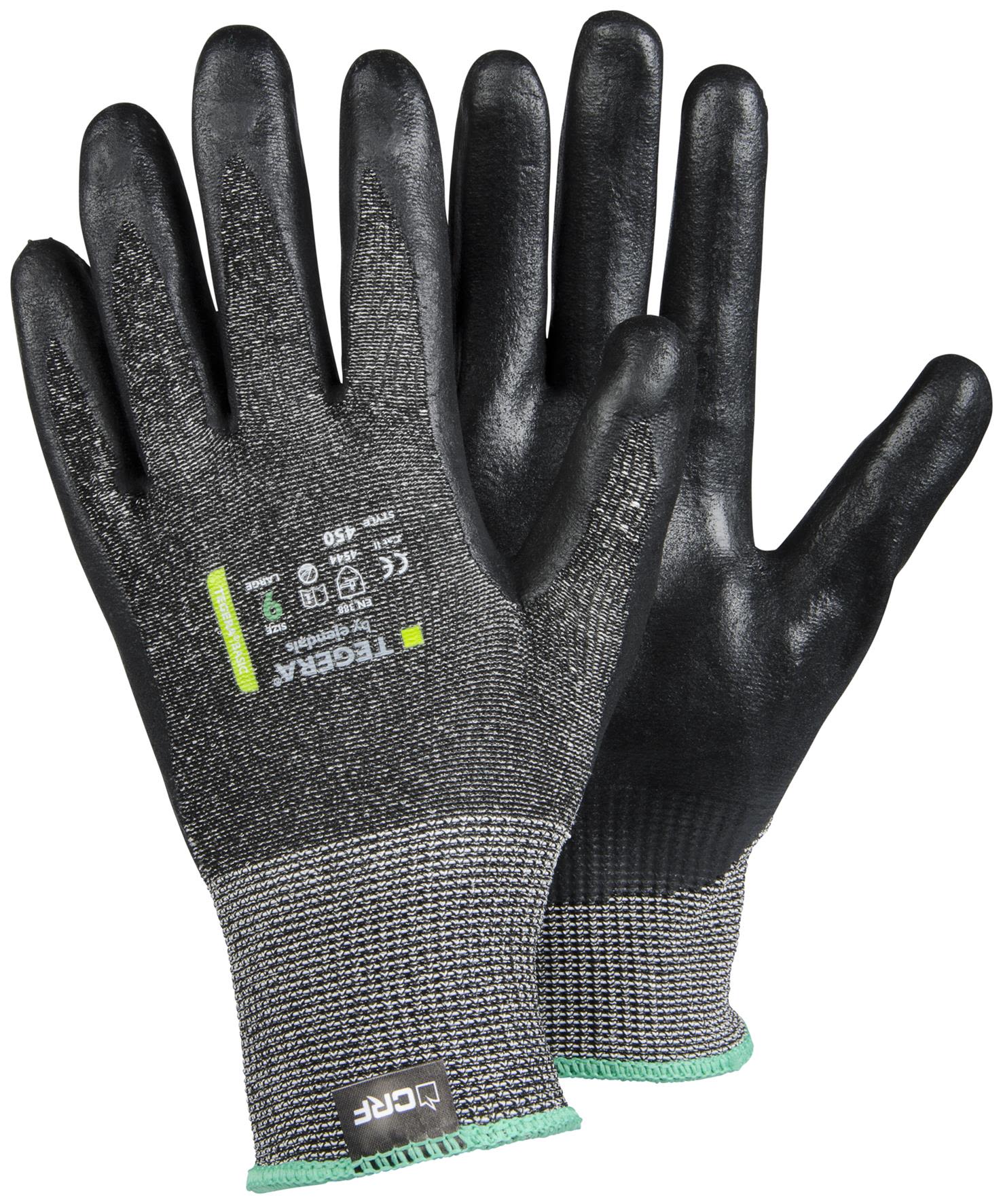 Tegera 450 Skärskyddshandske polyester, nylon 9