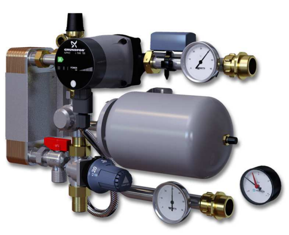 LK Systems 2418810 Värmeväxlarpaket 10 kW
