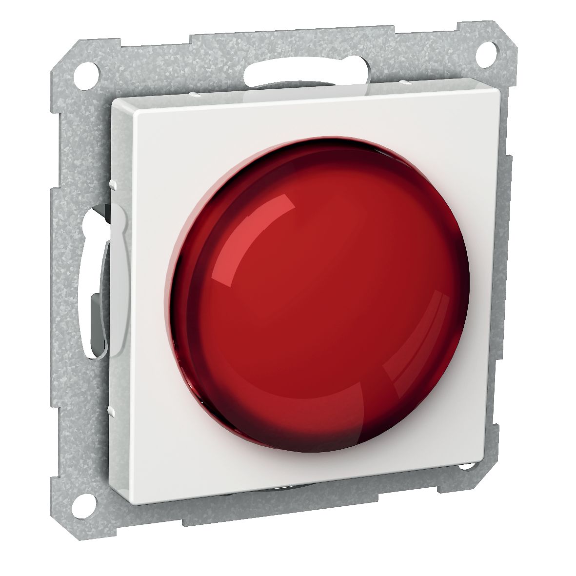 Schneider Electric Exxact Ljussignal E10, vit Röd lins
