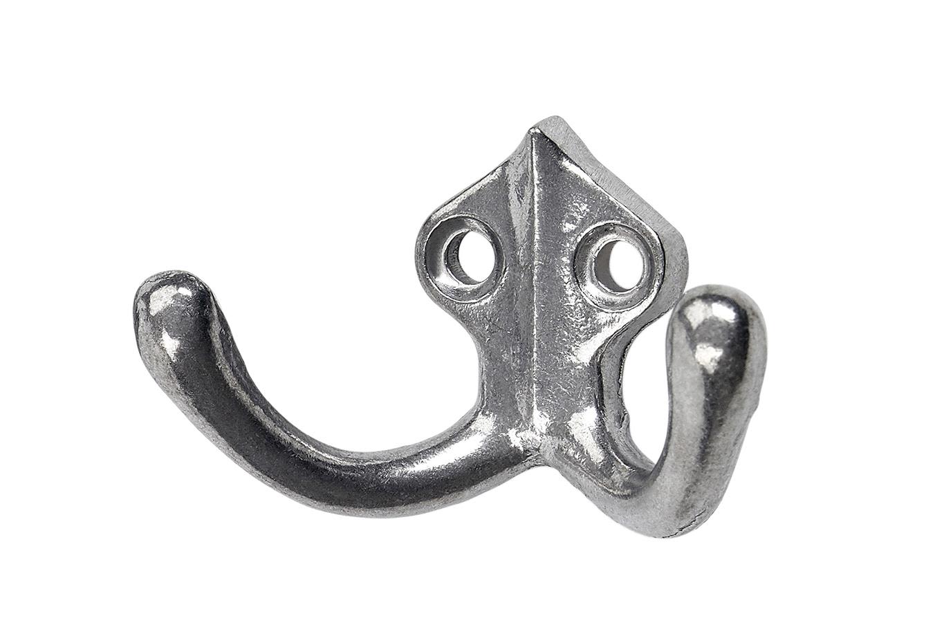 Habo 27235 Klädkrok aluminium, 2-pack