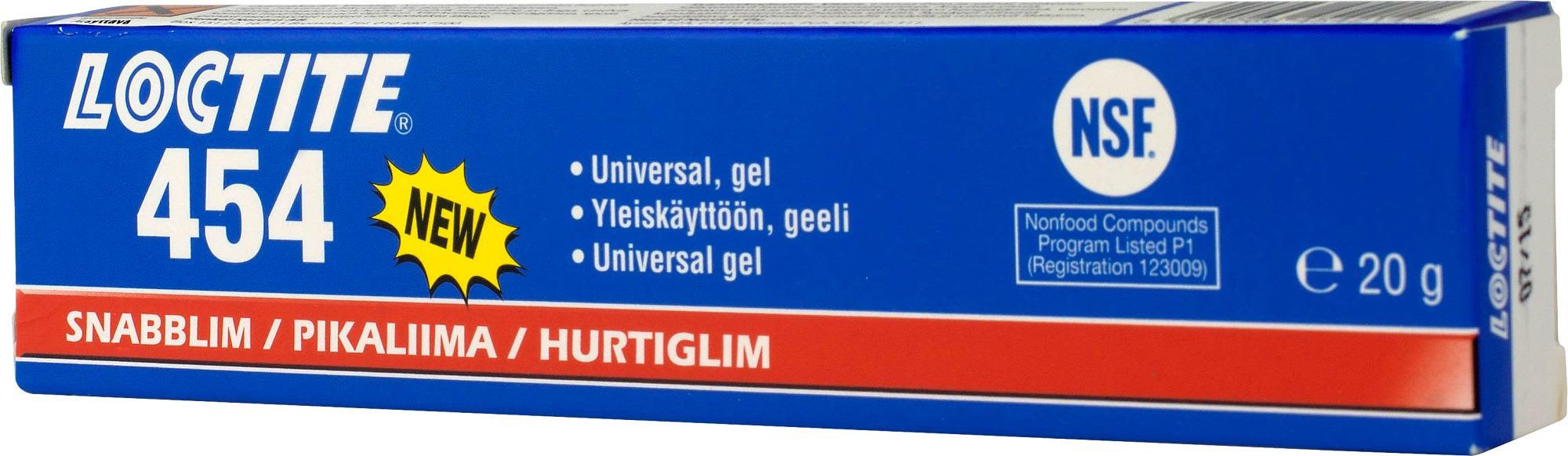 Loctite 454 Cyanoakrylatlim universalgel 20 g