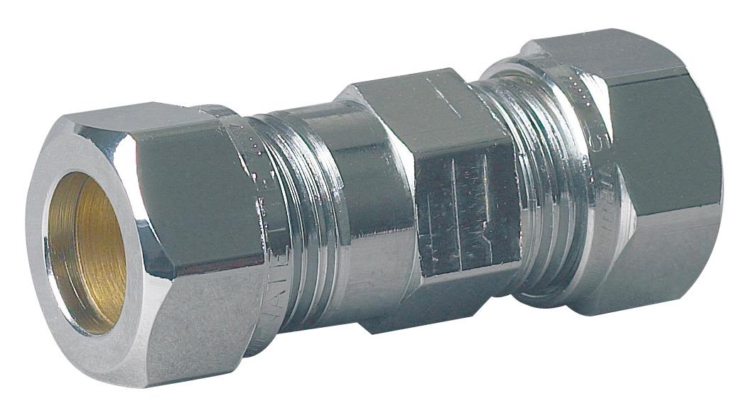 Vatette FG031050029 Klemringkobling rett, forkrommet, forlenget 15 mm