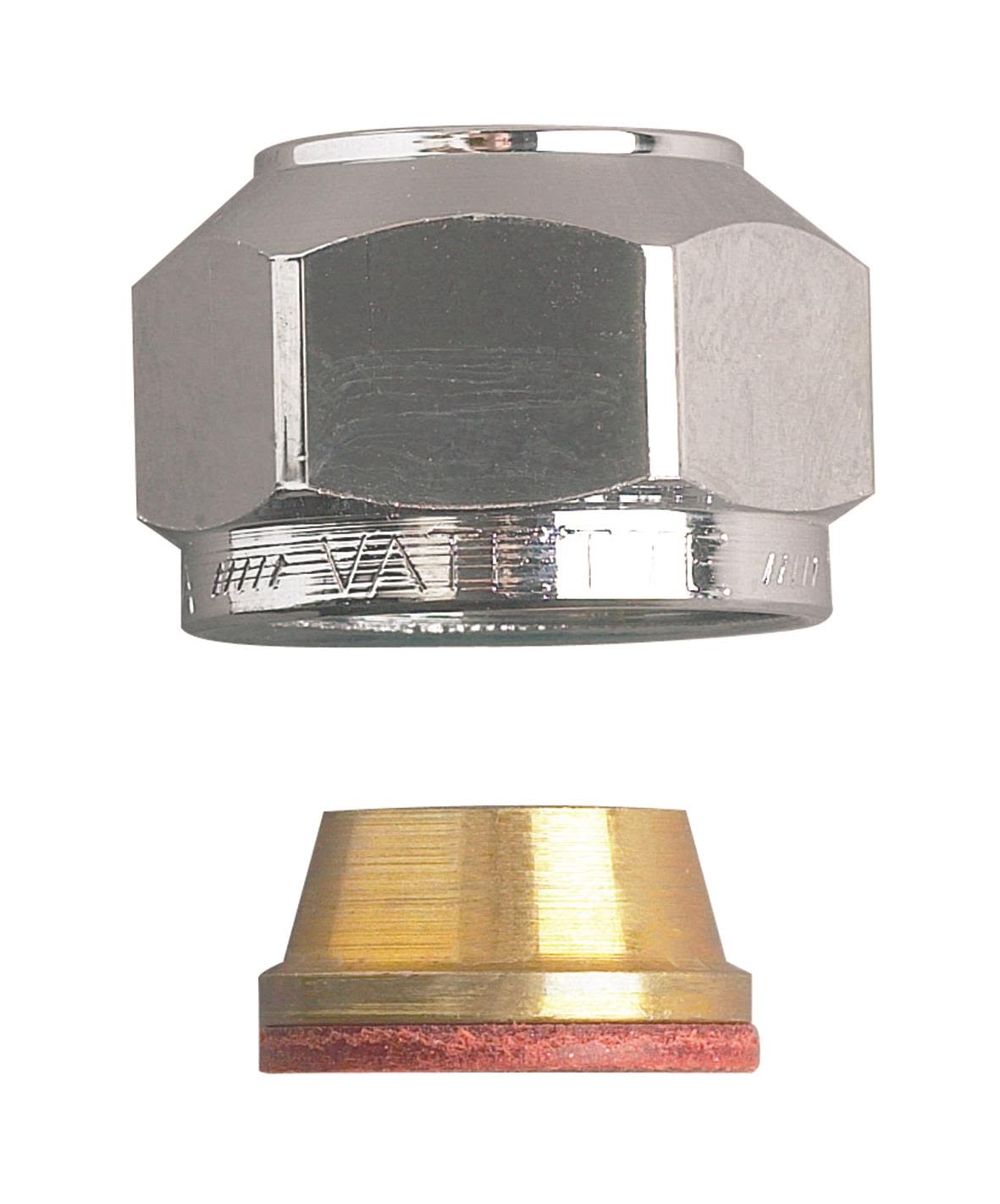 Vatette FG039500620 Halvkobling forkrommet, innv. gjenge 16 mm x G15