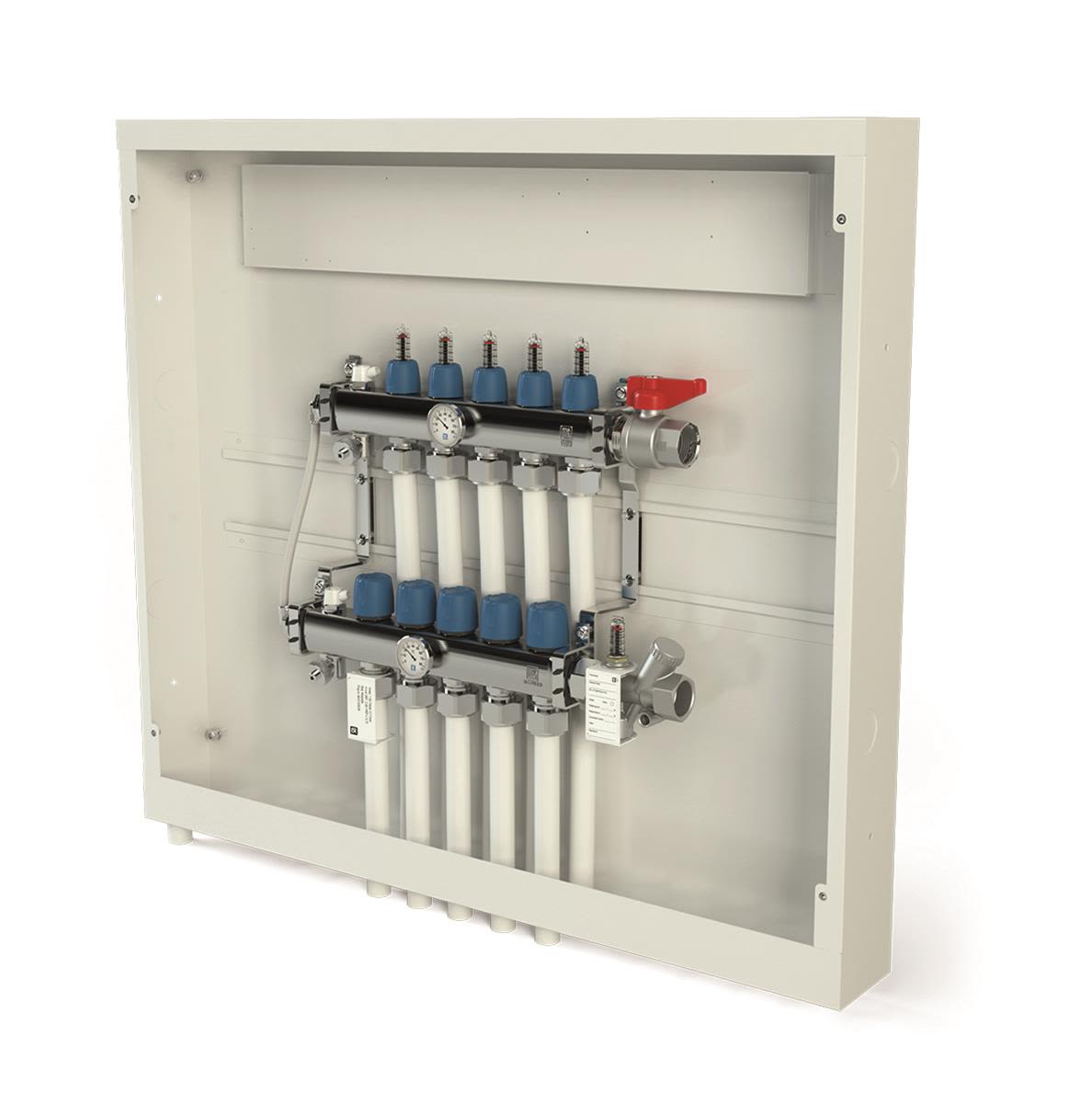 LK Systems Prefab-8 Fördelarskåp vit 8 kretsar