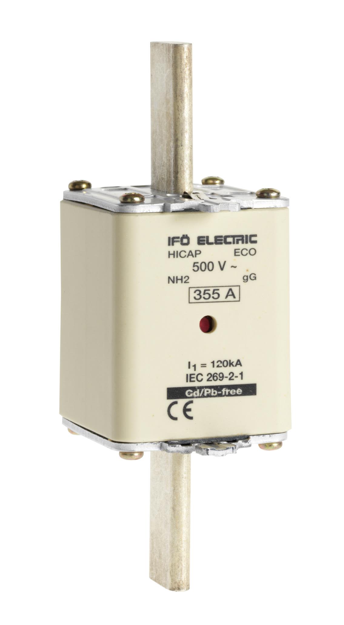 Ifö Electric Eco gG Knivsäkring 500V, strl 2 315A, 3-pack