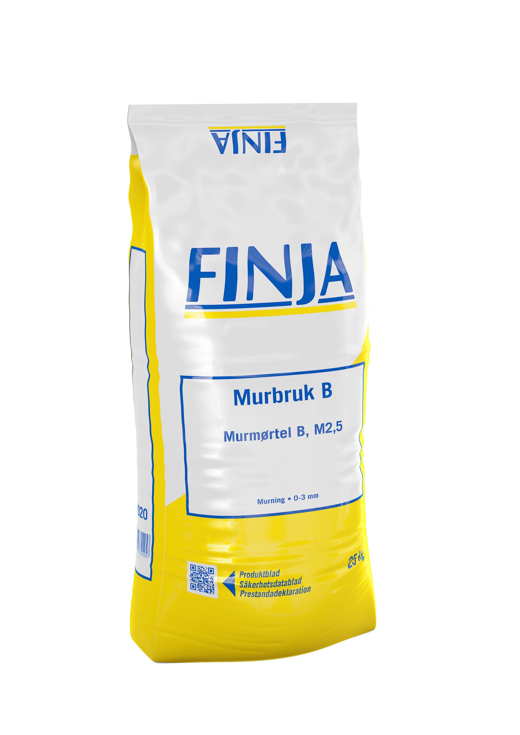 Finja B Murbruk 25 kg, torrbruk