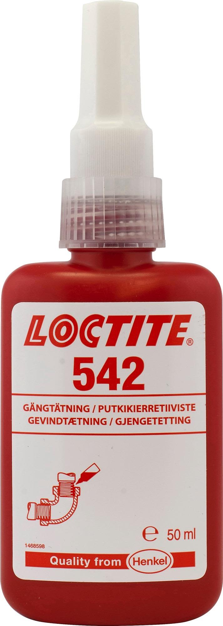 Loctite 542 Gängtätning för hydraulik och tryckluft, medelhög 50 ml