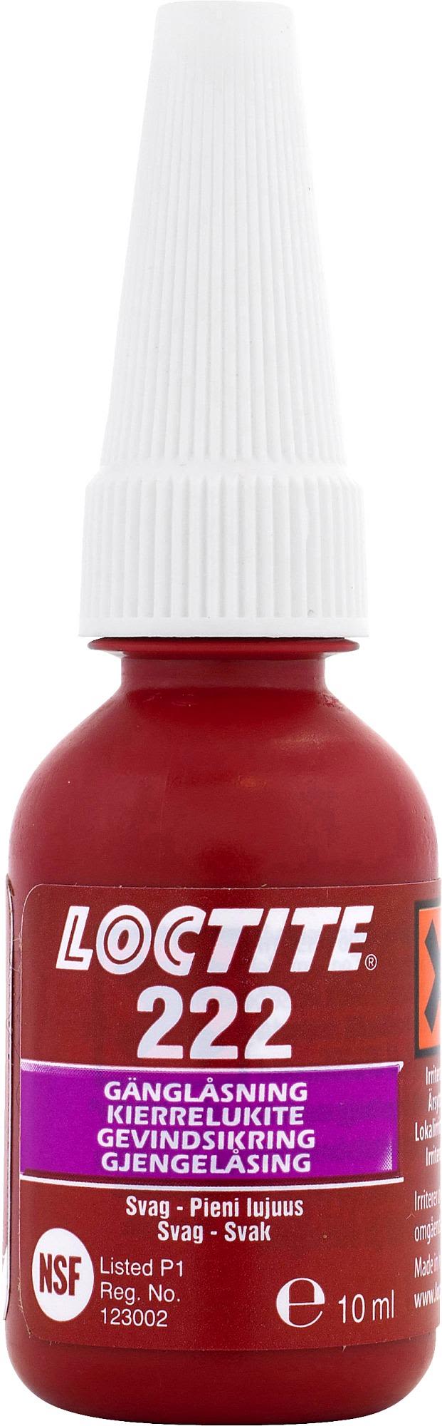 Loctite 222 Gänglåsning låg styrka 10 ml