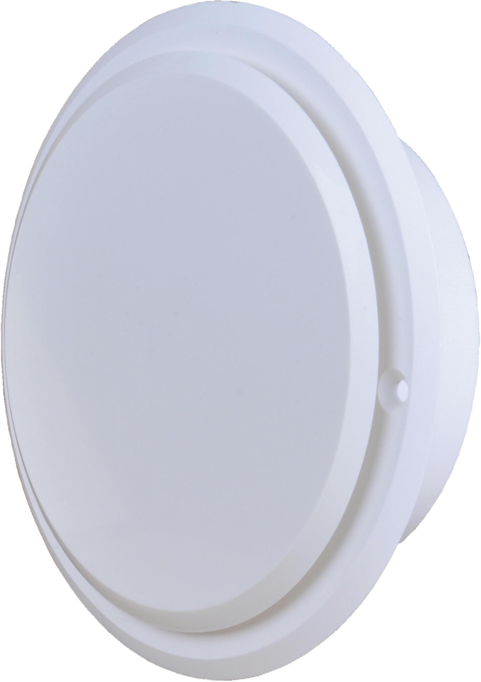 Flexit 02203 Tallerkenventil hvit, rund med karm 127 mm