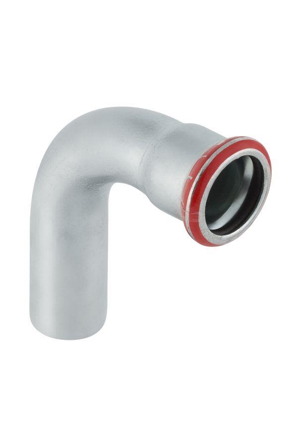 Geberit 1551090 Böj 90°, 1 muff, pressmuff x spetsände 35 x 35 mm