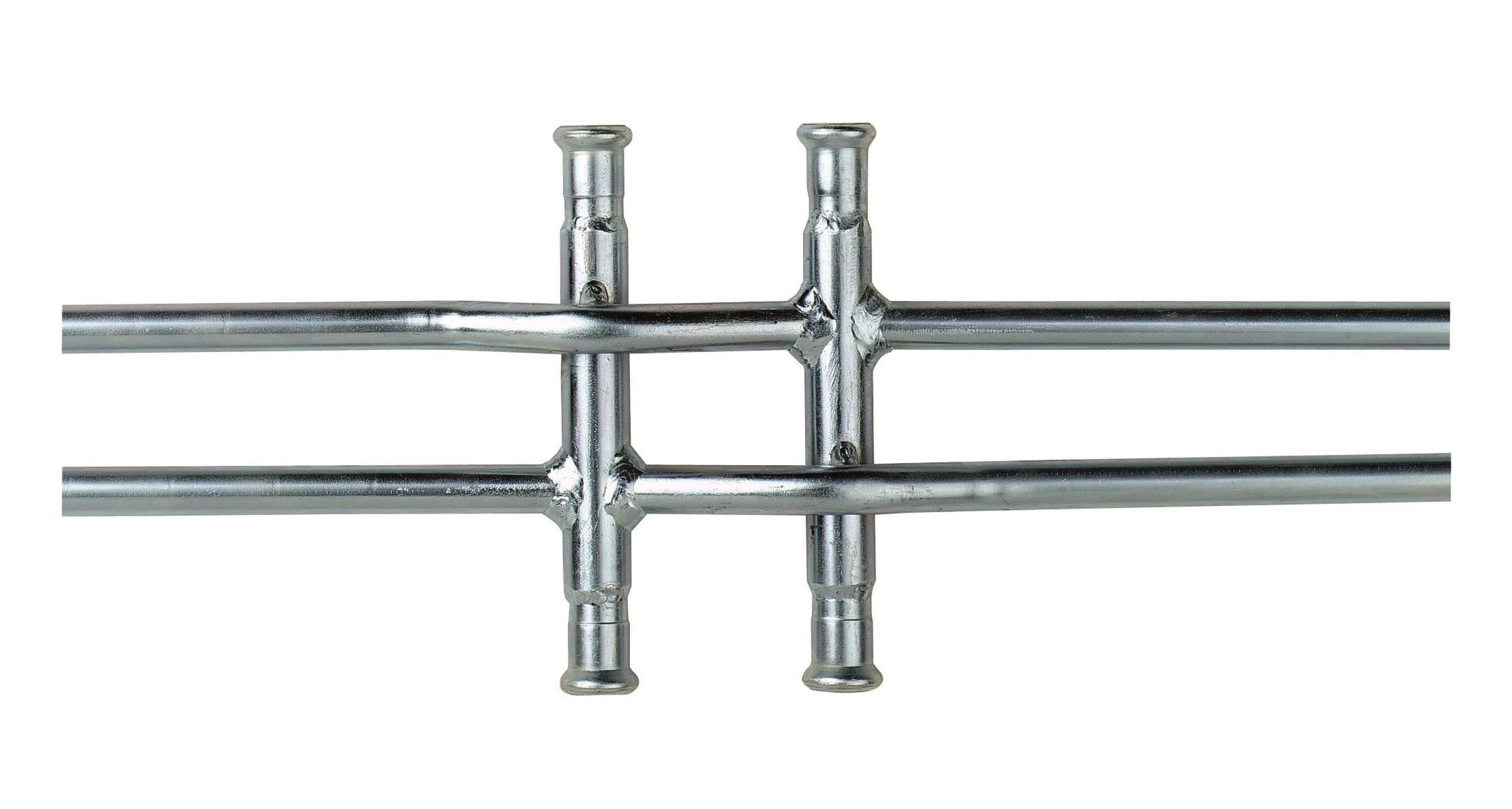 Geberit 1551062 Stamfördelare 60 c/c, elförzinkad 28 x 28 x 15 mm