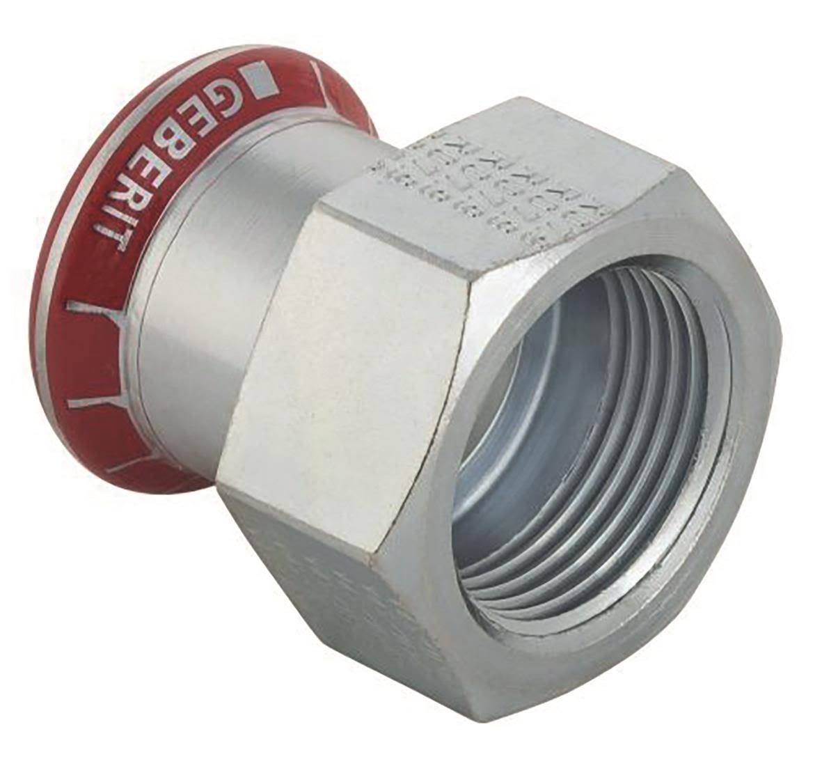 Geberit 1552660 Övergångsmuff inv. gänga, elförzinkad 42 x 40 mm