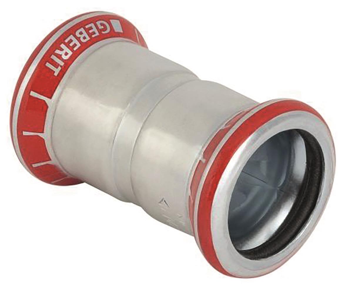 Geberit 1551004 Muffe pressmuffe, galvanisert 18 x 18 mm