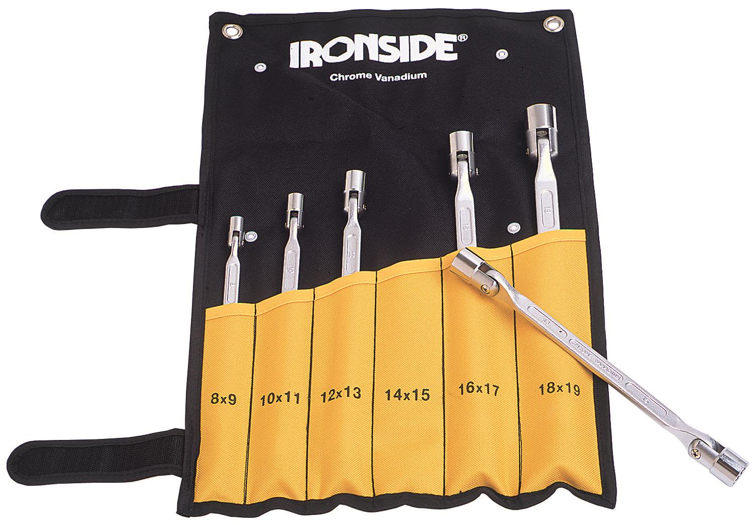 Ironside 117011 Lednyckelsats 6 delar, 8-19 mm, i väska