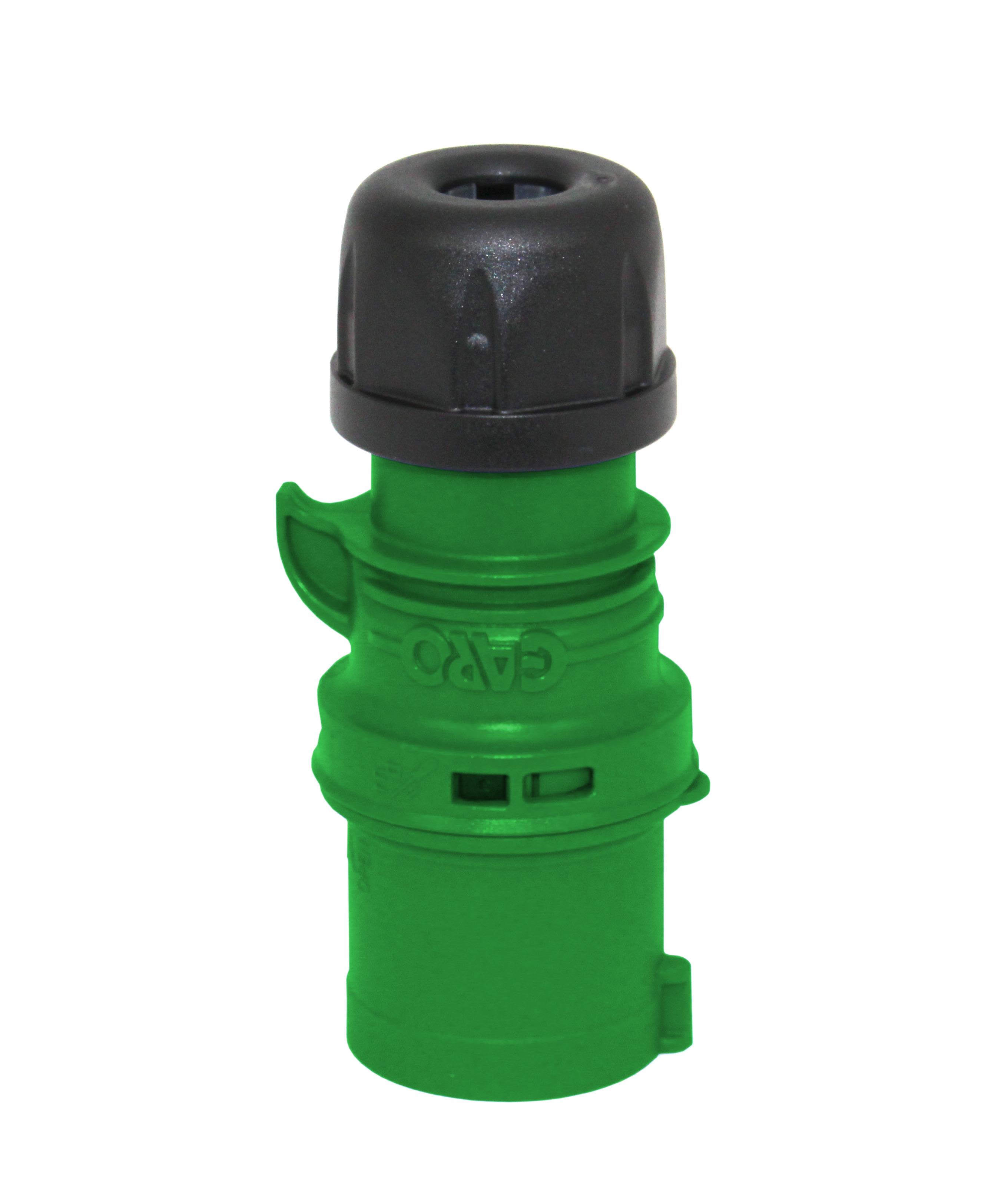 Garo P 216-2 S Stickpropp IP44, 3-polig, 16A Grön, 2 h