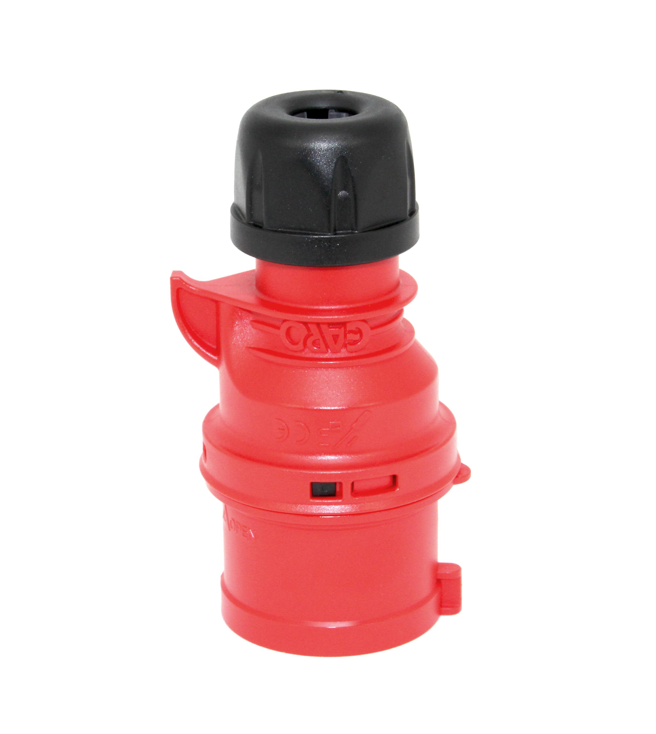 Garo P 316-3 S Stickpropp IP44, 4-polig, 16A Röd, 3 h