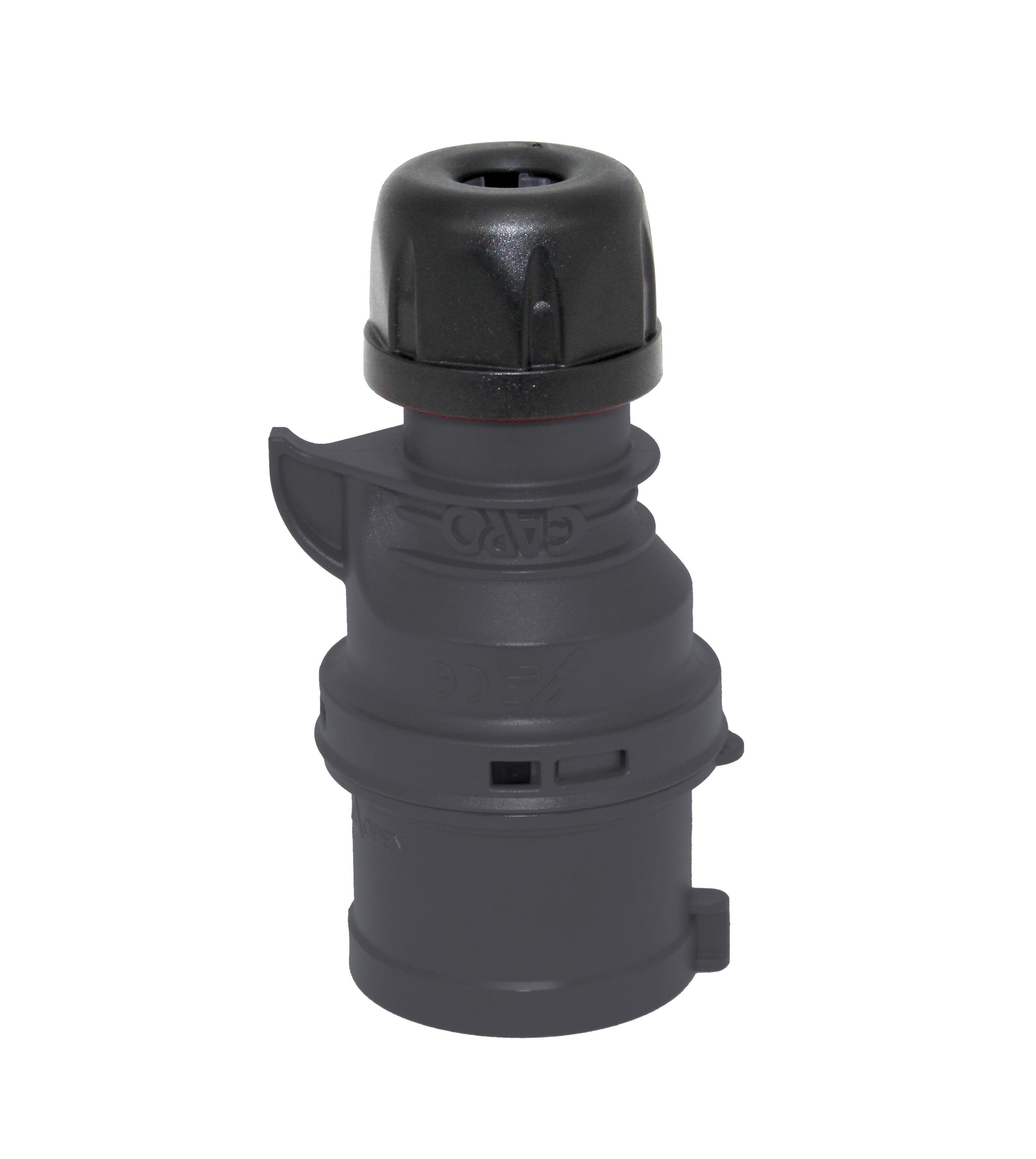 Garo P 416-5 S Stickpropp IP44, 5-polig, 16A Svart, 5 h