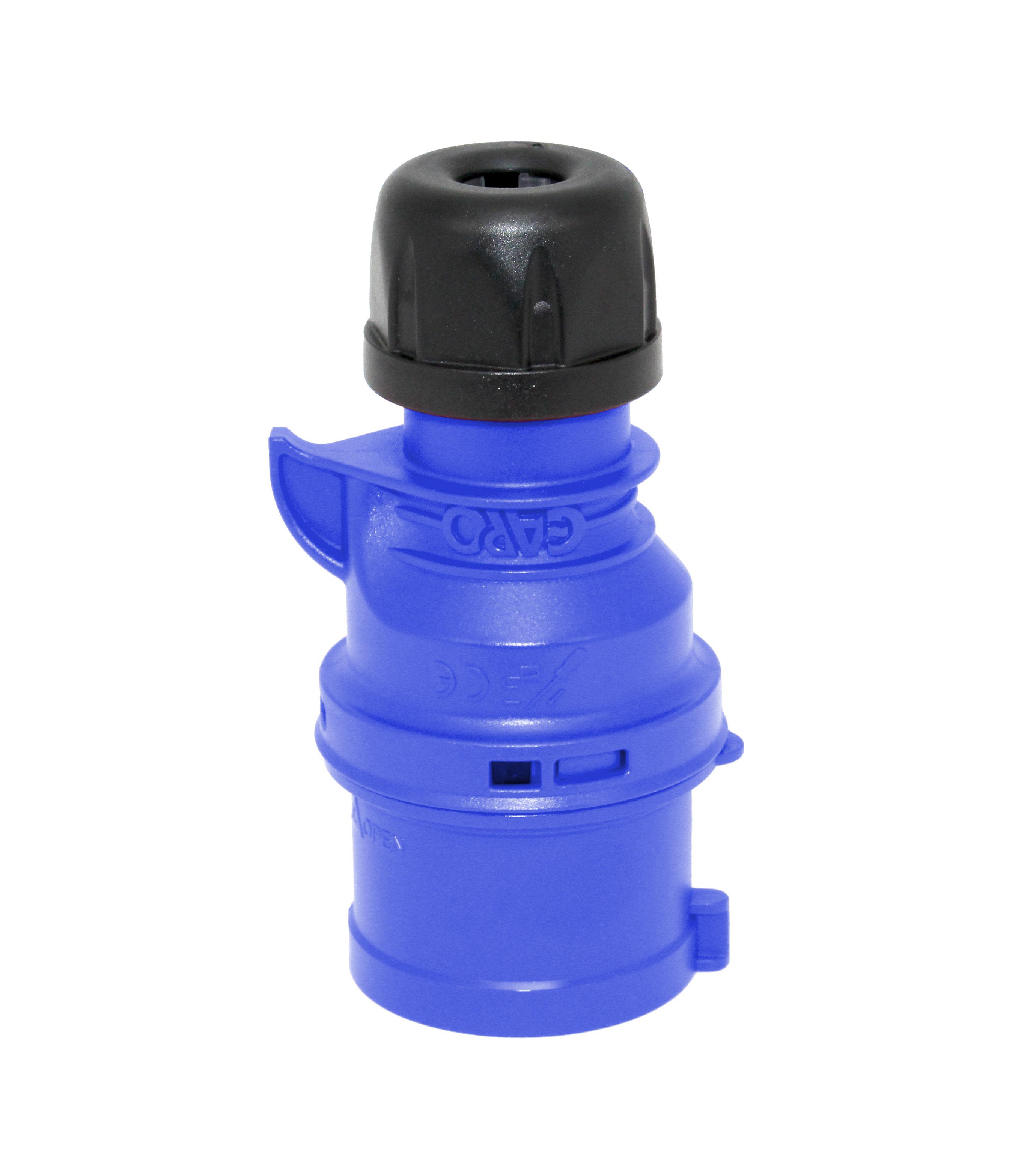 Garo P 416-9 S Stickpropp IP44, 5-polig, 16A Blå, 9 h