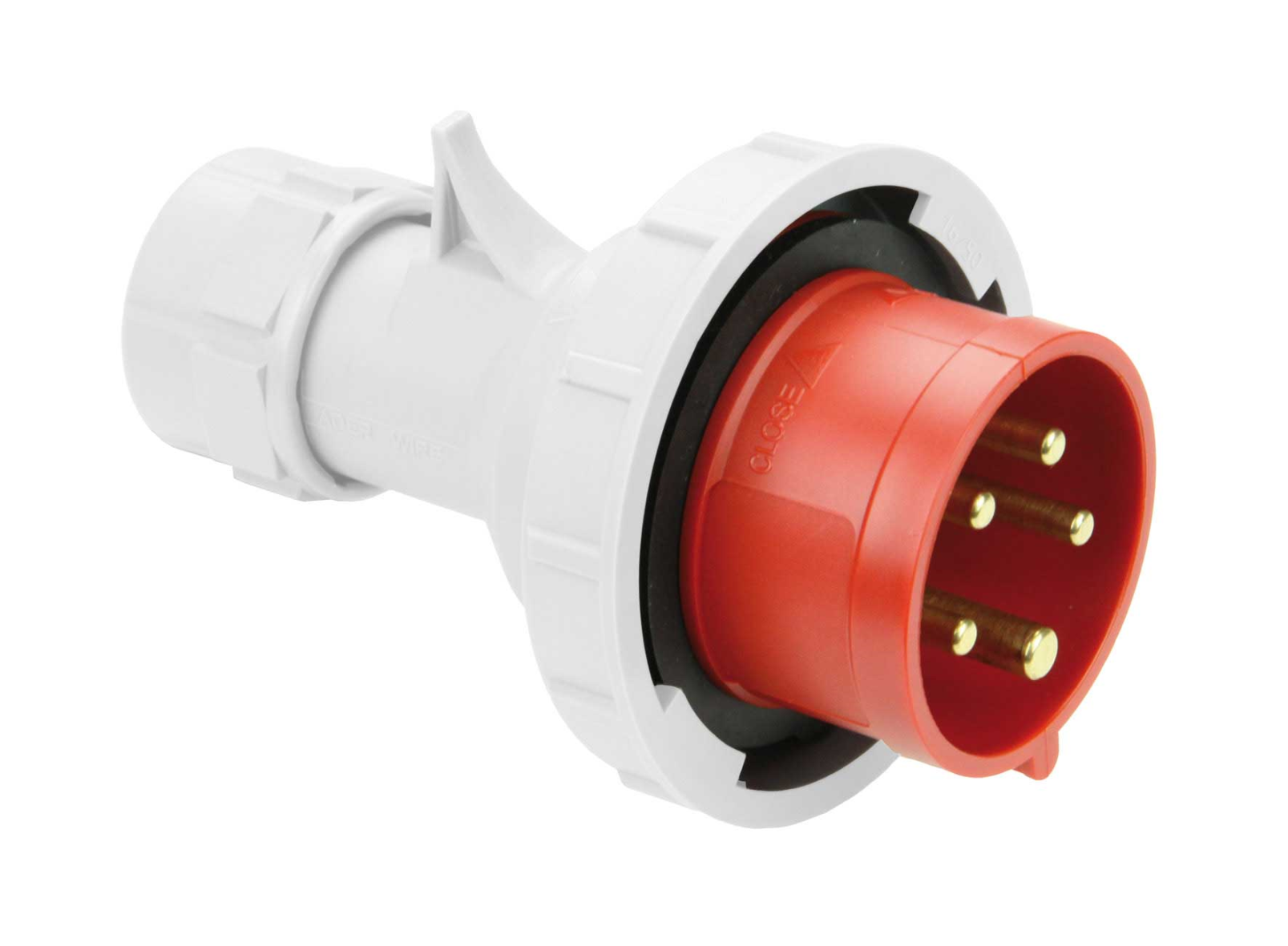 Garo PV 432-6 S Stickpropp IP67, 5-polig, 32A 400 V, röd, 6 h