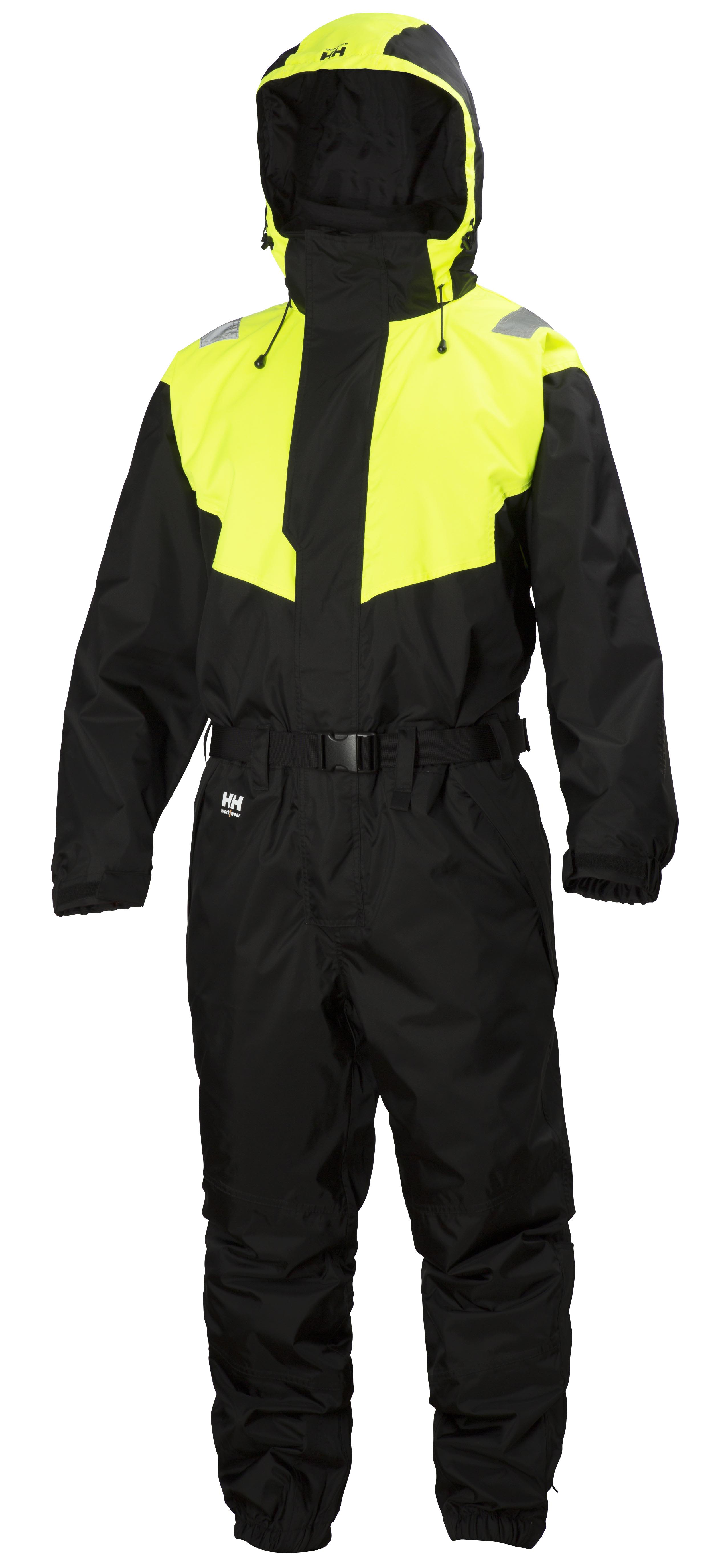 Helly Hansen Workwear Leknes Vinteroveralls Sort/meddelelse, gul Sort/Hi-Vis gul