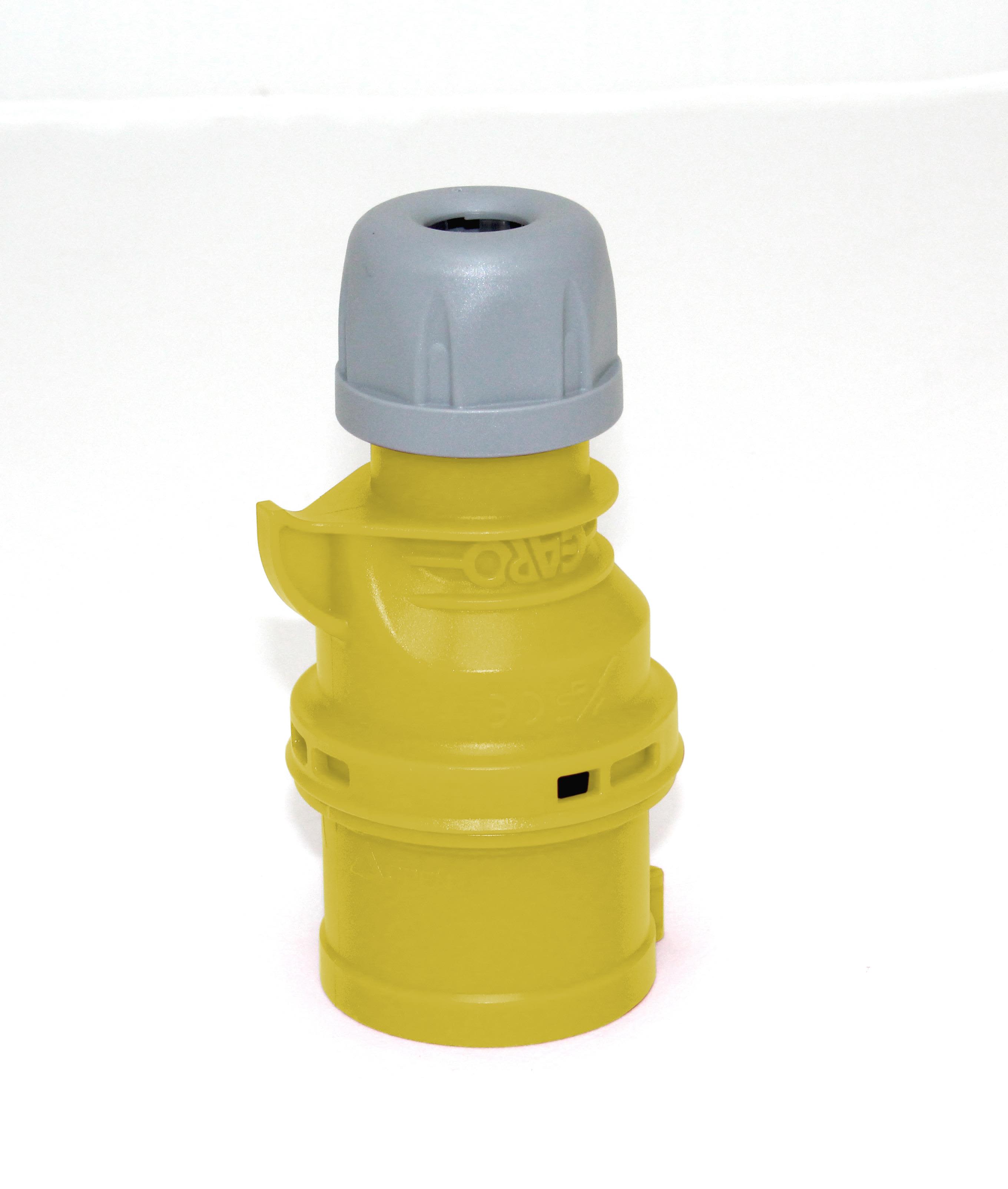 Garo P 232-4 Q Stickpropp IP44, 3-polig 32A, Quick Gul, 4 h