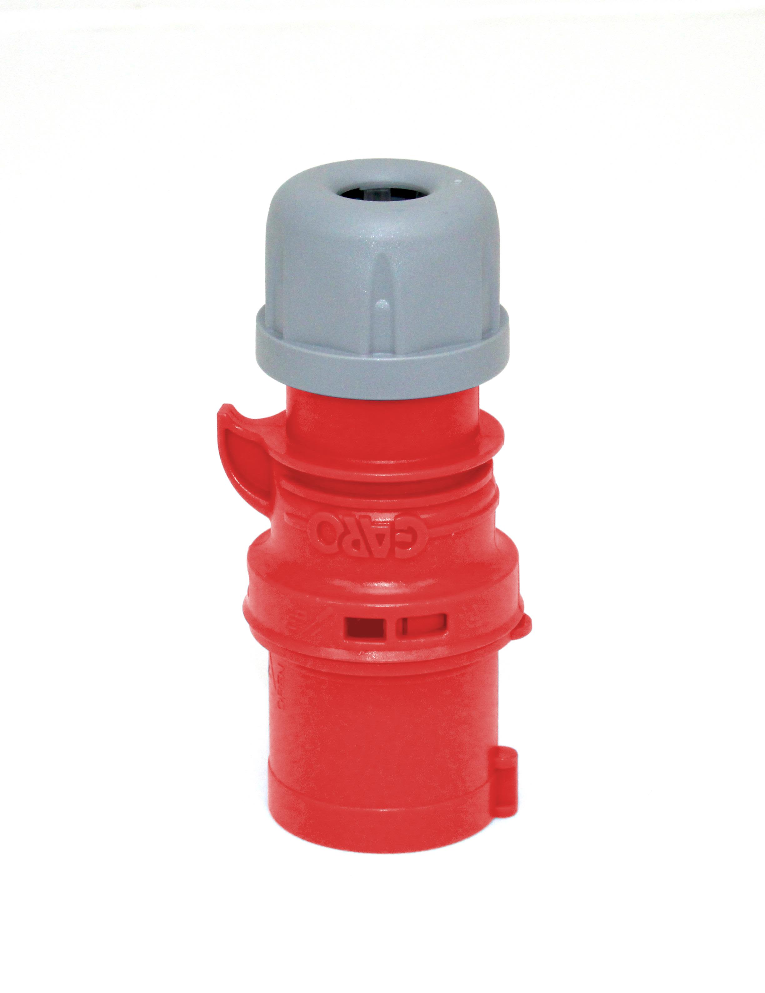 Garo P 332-3 Q Stickpropp IP44, 4-polig 32A, Quick Röd, 3 h