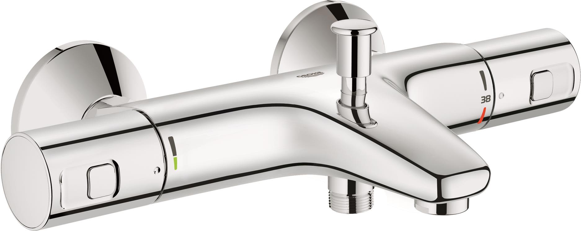 GROHE Precision, Bath & shower, Roterende ventiler, 1/2, Kromfarget