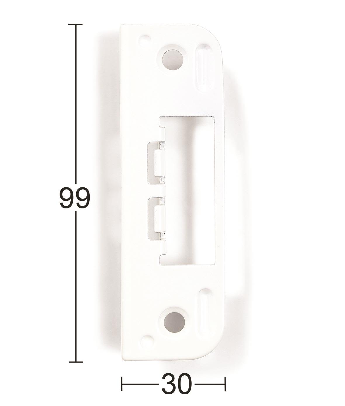 ASSA 6510 Slutbleck 99 x 30 mm, 5-pack Vitlackerad