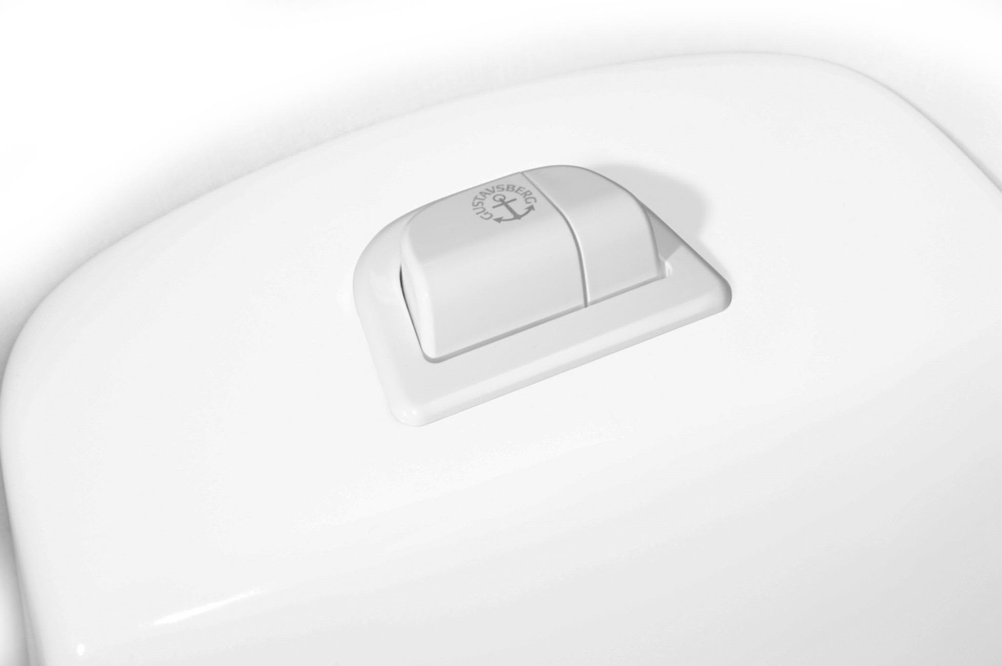 Gustavsberg Nautic Duo 5522 Skylleknap dobbelt flush, til WC-Nautic Hvid