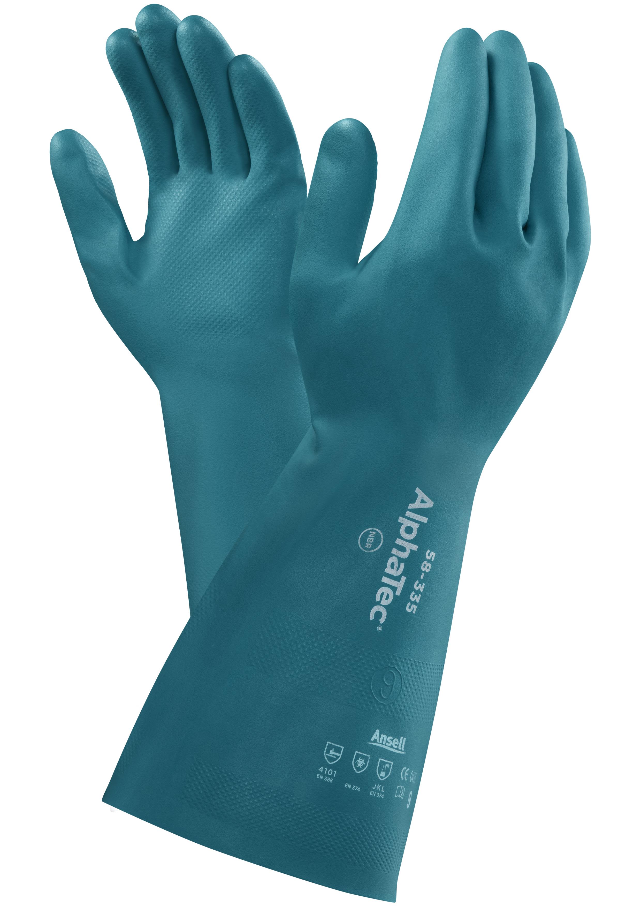 Ansell AlphaTec Aquadri 58-335 Kemskyddshandske AquaDri, nitril 7